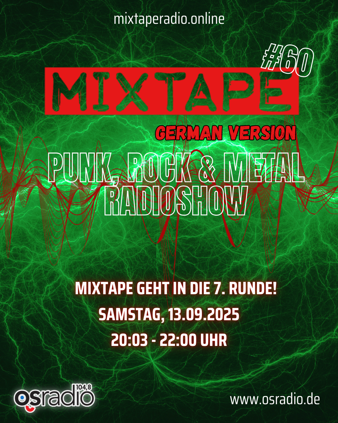 En este momento estás viendo Mixtape #60 – OS-Radio – Osnabrück