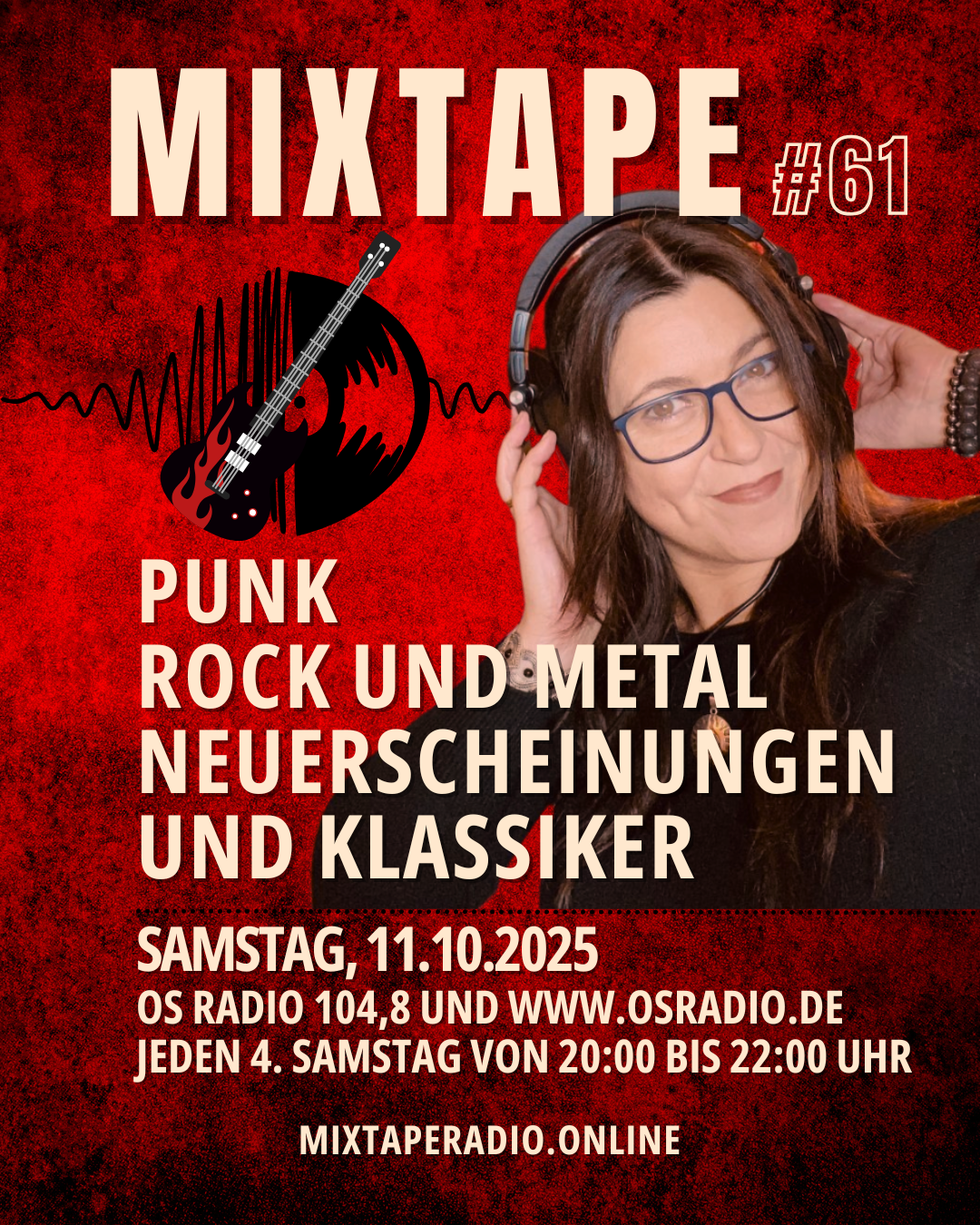 Lee más sobre el artículo Mixtape #61 German Version – Sendung vom 11. Oktober